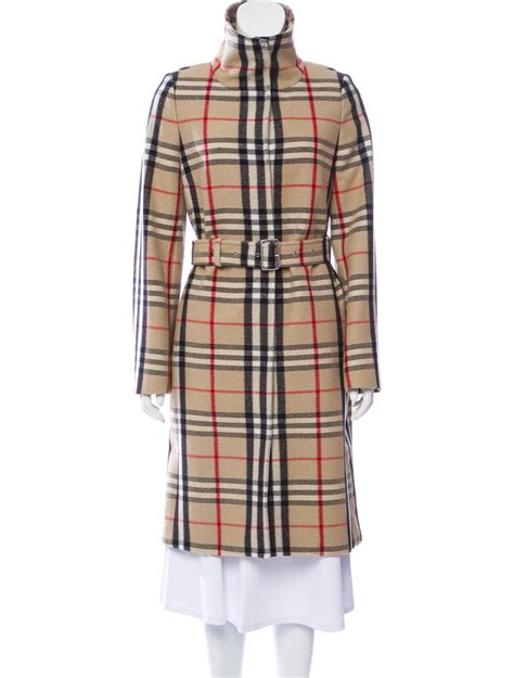 hooded burberry|burberry plaid wool coat women.